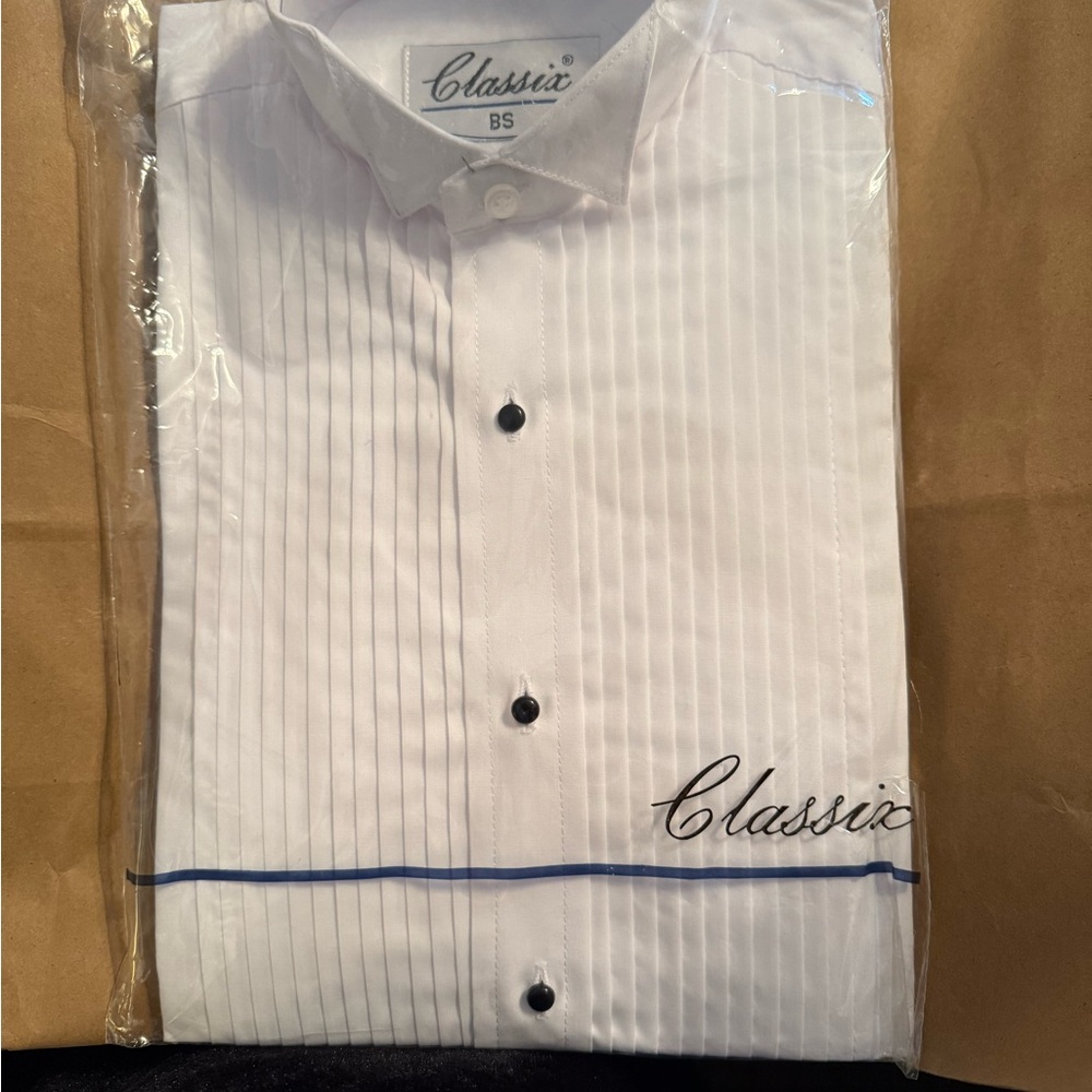 Classic White Kids Costume Shirt